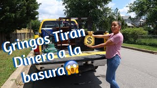 Gringos Tiran Dinero💰A la basura😱Lo que tiran en USA🇺🇸 [upl. by Nitsud]