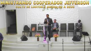 cooperador Jefferson ministrando aqui na adi Ipiranga Rubião Junior culto de louvor e adoração [upl. by Minda]