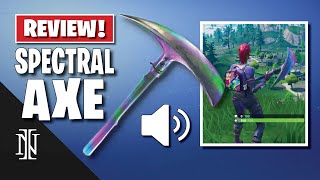 SPECTRAL AXE Pickaxe Review  BEST COMBOS  Fortnite 2019 [upl. by Sephira]