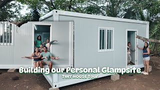 Tiny House Tour  Welcome to our Prefabricated House Philippines  Omni and Bryce [upl. by Eitsirc]