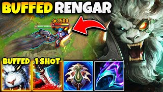 RENGAR JUST GOT HUGE DAMAGE BUFFS ULT  KILL [upl. by Kcirrez]