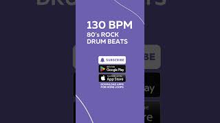 130 BPM 80s ROCK DRUM BEATS  drumloop bpm drumbeat flstudio metronome musicproducer [upl. by Ring453]