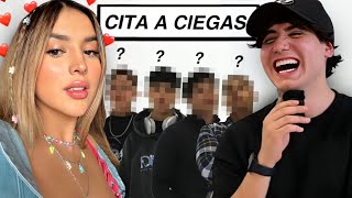 CITA A CIEGAS 1 MUJER VS 5 HOMBRES ❤️ [upl. by Ddej]