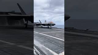 F35 lightning 2 taking off from aircraft carrier shortsfeed [upl. by Eusoj359]