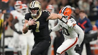 Taysom Hills best plays from 3TD game vs Browns  Week 11 [upl. by Dhaf]