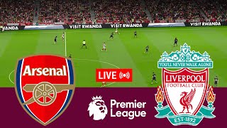 LIVE Arsenal vs Liverpool Premier League 2425 Full Match  Video Game Simulation [upl. by Hoagland]