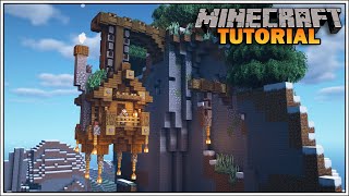 Minecraft How to Build an Awesome Hanging House Easy Tutorial [upl. by Sobel585]