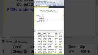 Data Analyst SQL Interview Questions  CONCAT function [upl. by Ennaeiluj71]