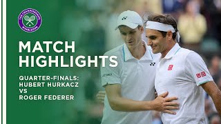 Hubert Hurkacz vs Roger Federer  QuarterFinal Highlights  Wimbledon 2021 [upl. by Errecart]