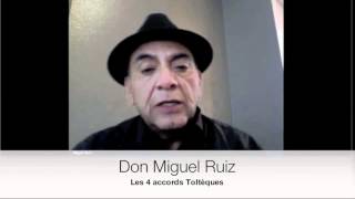 Entrevue avec Don Miguel Ruiz auteur des 4 accords Toltèques [upl. by Spurgeon56]