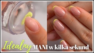 HIT Idealny French MANI w kilka sekund Musisz to zobaczyć 😻 [upl. by Gypsy]