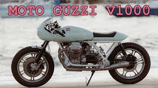 MOTO GUZZI V1000 cafe racer [upl. by Hctud4]