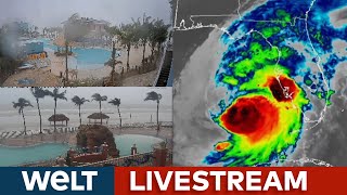 USA LIVE MONSTERHURRIKAN MILTON Tote und Stromausfälle Florida nach dem Supersturm  LIVE dabei [upl. by Croydon463]