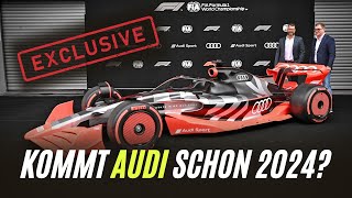 EXKLUSIV Wie Audi schon 2024 in die F1 einsteigen könnte  Formel1Livestream Belgien 2022 [upl. by Romano]