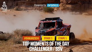 ChallengerSSV Top moments  Stage 1  Dakar2024 [upl. by Yeliah]