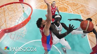 South Sudan makes history with FIRSTEVER Olympic mens basketball win  Paris Olympics  NBC Sports [upl. by Zurek]