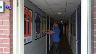 Een Shirtjeswall vol met voetbalherinneringen bij VV Dirkshorn [upl. by Lampert]