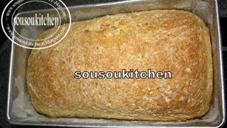 Oatmeal Bread  Pain à la farine davoineSousoukitchen [upl. by Lyssa]