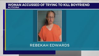 Altoona woman accused of trying to kill boyfriend over pills ‘You don’t think I’ll do it’ [upl. by Poore]