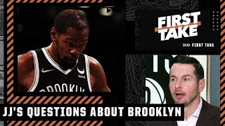 JJ Redick has questions about the Nets lineup in the 4th quarter 👀  First Take [upl. by Elocin]