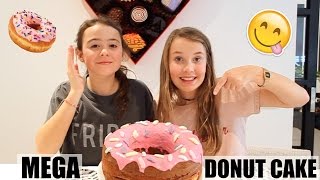 MEGA DONUT CAKE BAKKEN DIY [upl. by Ivy]