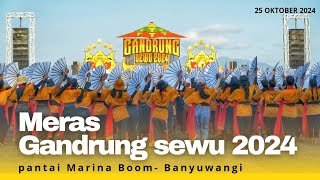 Meras Gandrung Sewu 2024 dipantai Marina boom meras gandrung gandrungsewu2024 banyuwangi [upl. by Ajay]