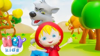 Rotkäppchen und der Wolf  Märchen für kinder  KinderliederTV [upl. by Ardnola274]