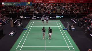 Match point  Hemming  Van Leeuwen vs Espersen  Kudsk  XD Final  Dutch Open 2023 [upl. by Nielson]