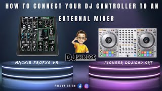 How To Use A Mixer In Your Dj Setup  Mackie ProFx6 V3 [upl. by Aikar]