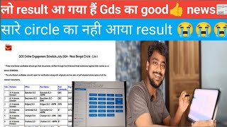 gds result date 2024 kaise dekhe  India post office Gds result declared today 2024 [upl. by Leigha]