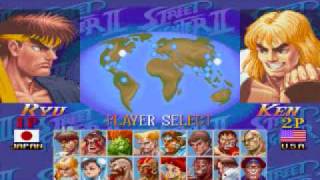 Super Street Fighter 2XTurbo Music Player Select [upl. by Ebbie]