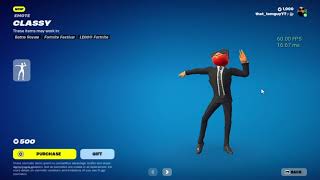 Fortnite classy emote is uhh🫤 [upl. by Giffy]