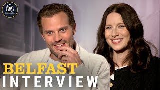 Belfast Interviews With Jamie Dornan Caitriona Balfe Ciarán Hinds amp Jude Hill [upl. by Carling]