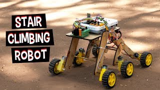 Mars Rover  How to Make a Stair Climbing Robot based on Rocker Bogie Mechanism  DIY Projects [upl. by Enomed502]