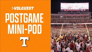 Tennessee Football Postgame MiniPodcast Tennessee falls to Arkansas 1914 [upl. by Ulland]