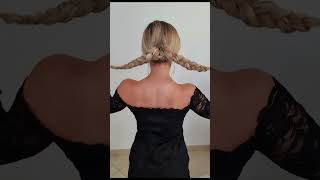 🎁 ASTUCE CHIGNON RAPIDE AVEC TRESSES POUR LES FETES 2025 🎁 coiffure chignon de soirée simple a faire [upl. by Eillas]