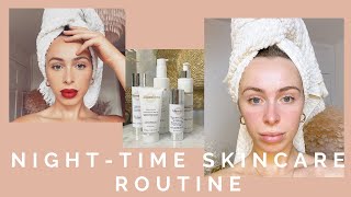 NIGHTTIME SKINCARE ROUTINE • Using only 3 Alumier products [upl. by Almund]