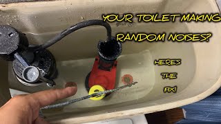 TOILET MAKING RANDOM NOISESEASY FIX [upl. by Eitsym]