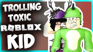 trolling TOXIC kid on Roblox Mad City [upl. by Chipman630]