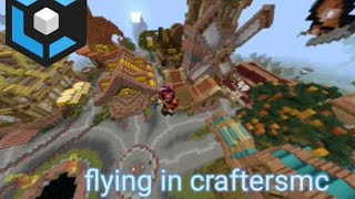 flying in craftersmc skyblock craftersmcskyblockminecraft technobladeyoutube [upl. by Nelra]