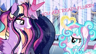 MY LITTLE PONY FIM FUTURE SPEEDPAINT  Twilight Sparkle and Flurry Heart [upl. by Nola]