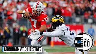 Michigan at Ohio State  Nov 26 2022  B1G Football in 60 [upl. by Eelegna282]