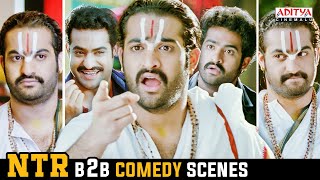 NTR Back to Back Comedy Scenes  Adhurs  Ramayya Vasthavayya  Aditya Cinemalu [upl. by Nylirem]