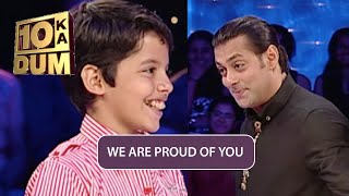 Salman के Show पर आए quotTaare zameen Parquot के तारे  Dus Ka Dum  Compilation [upl. by Hey]