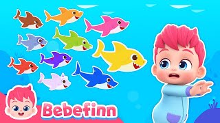 🔟🦈 Ten Little Sharks  EP121  Bebefinn Nursery Rhymes for Kids [upl. by Ottilie]