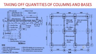 HOW TO QUANTITIFY COLUMNS AND BASESTAKING OFFSUBSTRUCTUREMEASUREMENTS [upl. by Garett207]