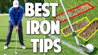 Iron Swing Basics  My Best Tips For Crisp Iron Shots [upl. by Ronn]