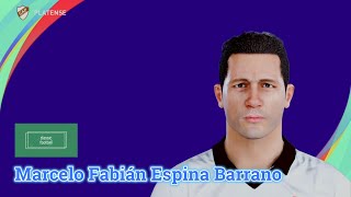 Marcelo Fabián Espina Barrano  PES Clasico Face Bodyamp Stats [upl. by Aileduab961]