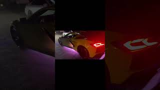 UNDERGLOW HITS DIFFERENT chevy corvette c8 cars [upl. by Betta]