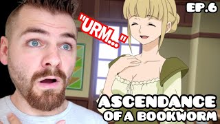 THE SUS MEETING  ASCENDANCE OF A BOOKWORM  EPISODE 6  New Anime Fan  REACTION [upl. by Nej930]